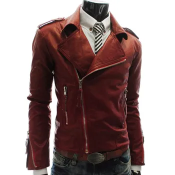 Men's Leather Jackets Men Turn Down Collar Coats Male Motorcycle PU Leather Jacket Casual Slim Brand Clothing Male Outwear Coat
Men's Leather Jackets Men Turn Down Collar Coats Male Motorcycle PU Leather Jacket Casual Slim Brand Clothing Male Outwear Coat