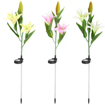 2 Head Lily Flower Solar Light LED Decorative Outdoor Lawn Lamp Home Garden Fake Flower Night Lights IP55 Waterproof Lamps
2 Head Lily Flower Solar Light LED Decorative Outdoor Lawn Lamp Home Garden Fake Flower Night Lights IP55 Waterproof Lamps