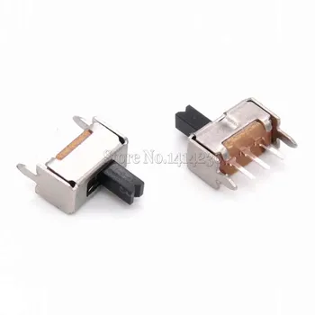 100Pcs 3 Pin PCB 2 Position 1P2T SPDT Miniature Slide Switch Side Knob SS12D07VG4 Handle high 4mm
100Pcs 3 Pin PCB 2 Position 1P2T SPDT Miniature Slide Switch Side Knob SS12D07VG4 Handle high 4mm