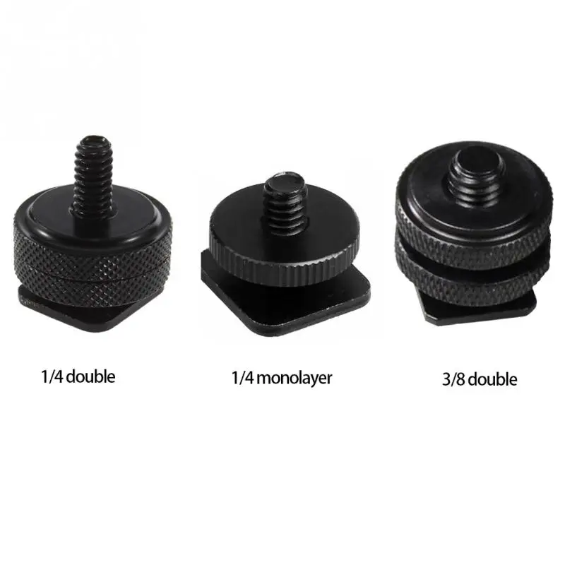 Aluminum Metal 1/4 3/8 Tripod Screw Shoe Mount Adapter to Flash Shoe Umbrella Holder Stand Bracket Camera Accessories
Aluminum Metal 1/4 3/8 Tripod Screw Shoe Mount Adapter to Flash Shoe Umbrella Holder Stand Bracket Camera Accessories