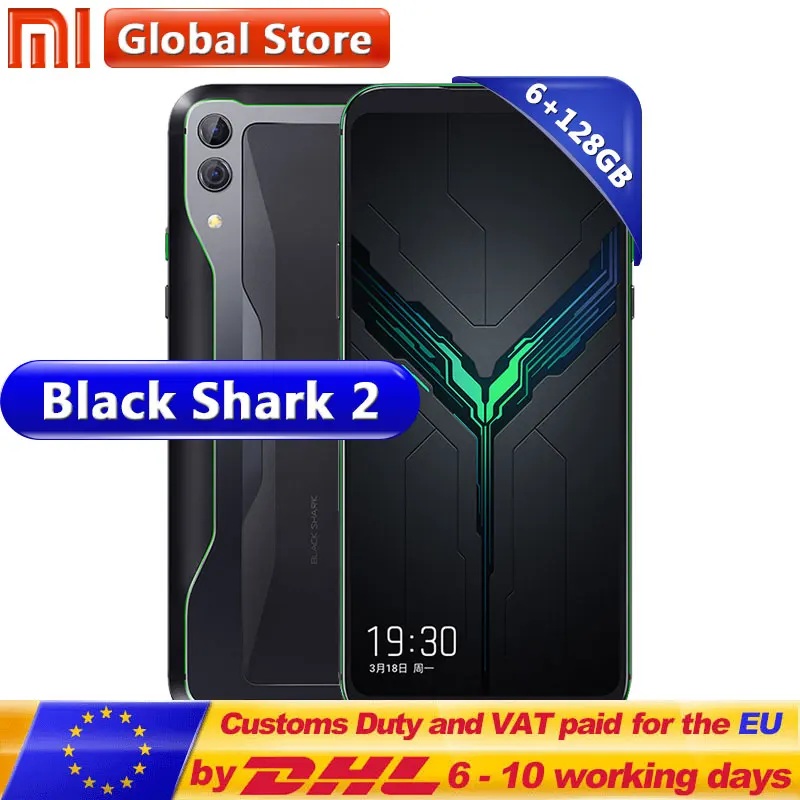 Xiaomi Black Shark 2 Gaming Phone 6GB RAM 128GB ROM Smartphone Snapdragon 855 Octa Core Dual Camera 48+12MP 4000mAh Xiaomi phone
Xiaomi Black Shark 2 Gaming Phone 6GB RAM 128GB ROM Smartphone Snapdragon 855 Octa Core Dual Camera 48+12MP 4000mAh Xiaomi phone