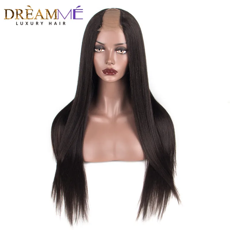 Dreaming Queen Human Hair Wigs Italian Light Yaki Straight U Part Wig Middle Openning 2*4 Brazilian Natural Remy Hair Medium Cap
Dreaming Queen Human Hair Wigs Italian Light Yaki Straight U Part Wig Middle Openning 2*4 Brazilian Natural Remy Hair Medium Cap
