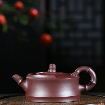 Yixing are recommended by the manual undressed ore bamboo fun purple clay pot of tea pot of kung fu tea tea set gift
Yixing are recommended by the manual undressed ore bamboo fun purple clay pot of tea pot of kung fu tea tea set gift