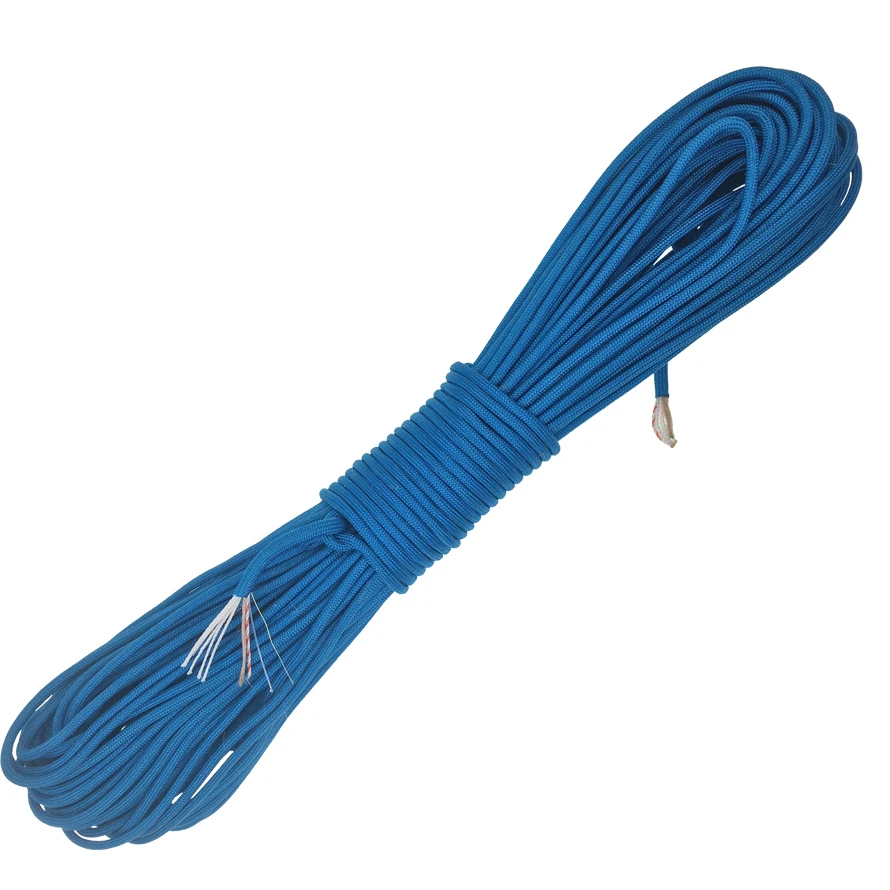 YOUGLE 50/100FT 7 Stands Waterproof Survival Rescue Equipment Fire Tinder Parachute Cord 550 Fishing Line Paracord Rope
YOUGLE 50/100FT 7 Stands Waterproof Survival Rescue Equipment Fire Tinder Parachute Cord 550 Fishing Line Paracord Rope