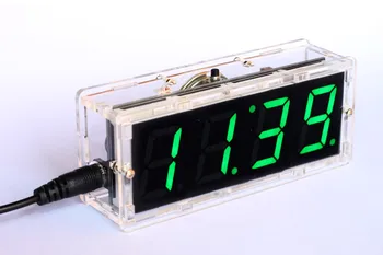 DIY Kit GREEN LED Electronic Microcontroller Digital Clock Time Thermometer With Talking Clock and PDF with Speaker
DIY Kit GREEN LED Electronic Microcontroller Digital Clock Time Thermometer With Talking Clock and PDF with Speaker