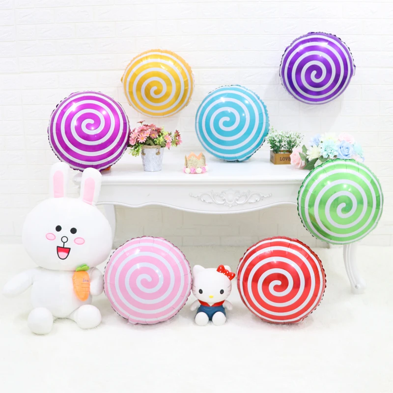 50pcs Color Candy Helium Foil Balloons Birthday Party Decoration Balloon Wedding Baloons inflatable Globos Party lollipop
50pcs Color Candy Helium Foil Balloons Birthday Party Decoration Balloon Wedding Baloons inflatable Globos Party lollipop