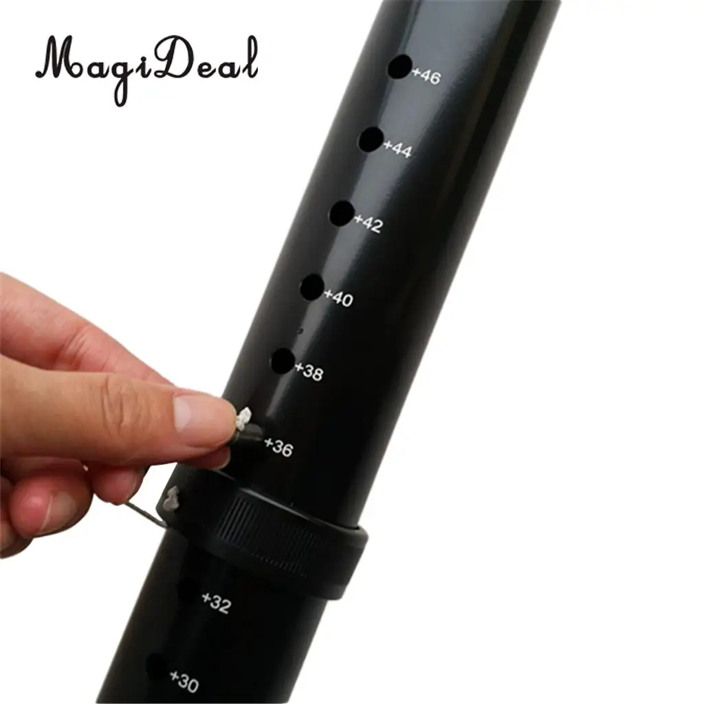 MagiDeal Windsurfing Windsurf Mast Extension Aluminum SDM 46cm Black