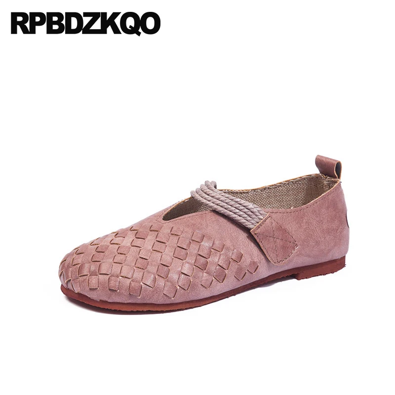 pink designer slip on women chinese mary jane breathable ladies beautiful flats shoes woven mori girl china round toe retro 2018
pink designer slip on women chinese mary jane breathable ladies beautiful flats shoes woven mori girl china round toe retro 2018