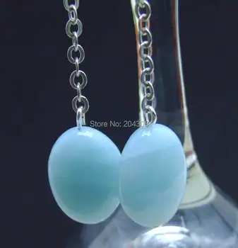 SALE Big 13*17mm Oval Blue natural Amazonite dangle silver S925 hook earring -ear389 wholesale/retail Free shipping
SALE Big 13*17mm Oval Blue natural Amazonite dangle silver S925 hook earring -ear389 wholesale/retail Free shipping
