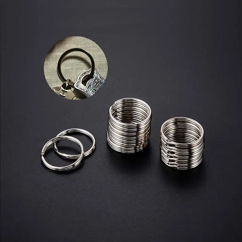 Fashion 10pcs/lot Stainless Steel Key Ring Key Chain Silvery Round Split Keychain Rings For Car Bag
Fashion 10pcs/lot Stainless Steel Key Ring Key Chain Silvery Round Split Keychain Rings For Car Bag