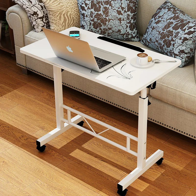 Image Multifunctional Portable Lifting Laptop Table Simple Modern Computer Desk Home Office Desk Lazy Standing Desk Bed Table