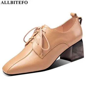 ALLBITEFO natural genuine leather women heels fashion sexy ladies high heel shoes Pure color spring autumn high heels Frenulum
ALLBITEFO natural genuine leather women heels fashion sexy ladies high heel shoes Pure color spring autumn high heels Frenulum