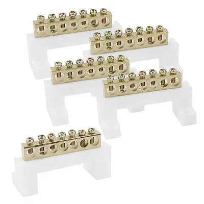 5 Pcs Electric Cable Connector 7 Positions Screw Barrier Terminal Block 400V 20A
5 Pcs Electric Cable Connector 7 Positions Screw Barrier Terminal Block 400V 20A