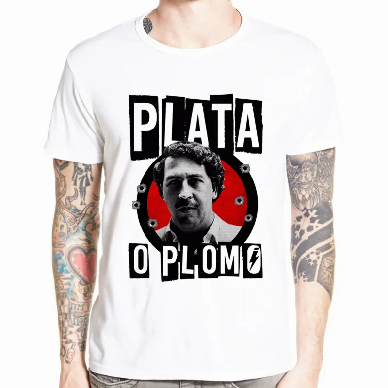 Summer New Brand Clothing T Shirts Men 2019 Narcos Pablo Escobar T-shirt Model Hip Hop O Neck Tees Tops Shirt Homme
Summer New Brand Clothing T Shirts Men 2019 Narcos Pablo Escobar T-shirt Model Hip Hop O Neck Tees Tops Shirt Homme