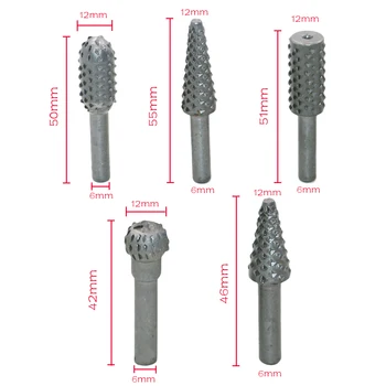 5pcs HSS Power Tools Woodworking Rasp Chisel Shaped Rotating Embossed Grinding Head Power Tool Engraving Pattern Cutter Milling
5pcs HSS Power Tools Woodworking Rasp Chisel Shaped Rotating Embossed Grinding Head Power Tool Engraving Pattern Cutter Milling