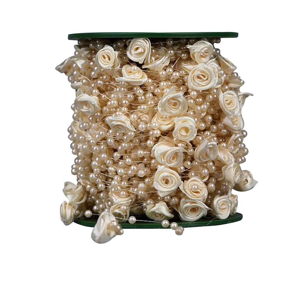 5 Meters Fishing Line Artificial Pearls flower Beads Chain Garland Flowers Wedding Party Decoration decoration mariageSupply
5 Meters Fishing Line Artificial Pearls flower Beads Chain Garland Flowers Wedding Party Decoration decoration mariageSupply