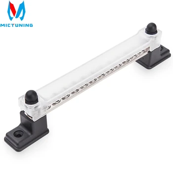 12 Terminal 150A Bus Bar Cover Ground Distribution Block Car Boat Marine Power Distribution Terminal Block 12 Screws + 2 Studs
12 Terminal 150A Bus Bar Cover Ground Distribution Block Car Boat Marine Power Distribution Terminal Block 12 Screws + 2 Studs