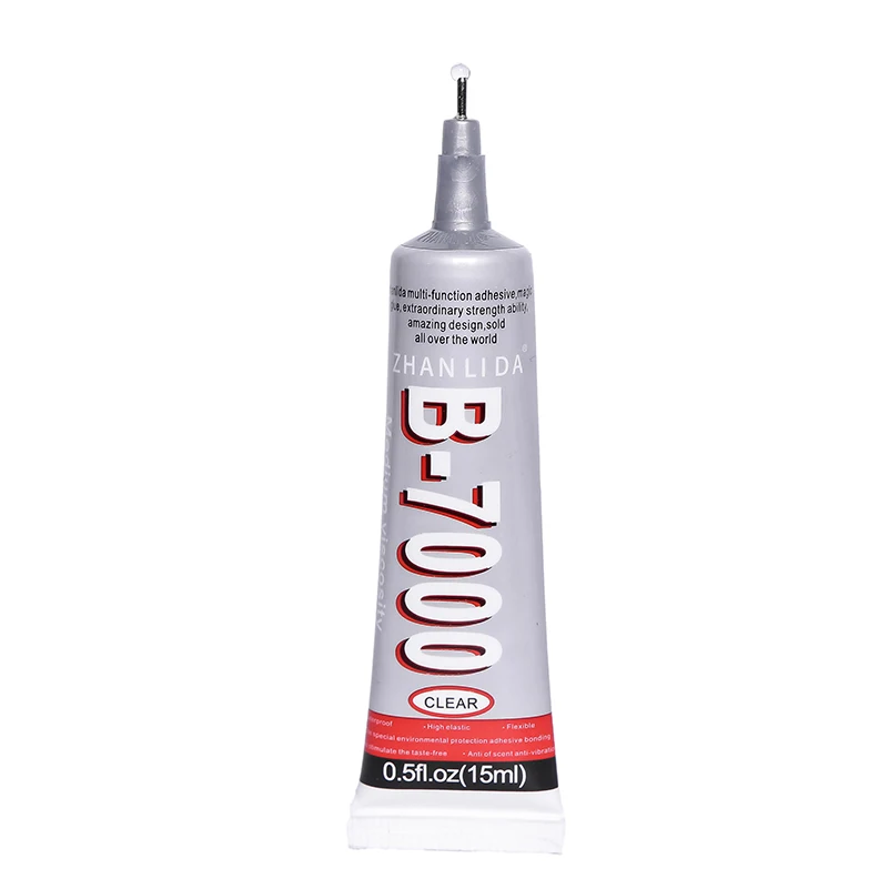 50Pcs 15ML B7000 Epoxy Glue Super Adhesive B-7000 Metal Glass Wood Leather Fabric Plastic Rubber Cloth Touch Screen Cloth LCD uv
50Pcs 15ML B7000 Epoxy Glue Super Adhesive B-7000 Metal Glass Wood Leather Fabric Plastic Rubber Cloth Touch Screen Cloth LCD uv