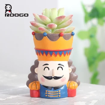 ROOGO Nutcracker flower pots succulents head pots European retro cartoon character shape Home decor garden living room balcony
ROOGO Nutcracker flower pots succulents head pots European retro cartoon character shape Home decor garden living room balcony