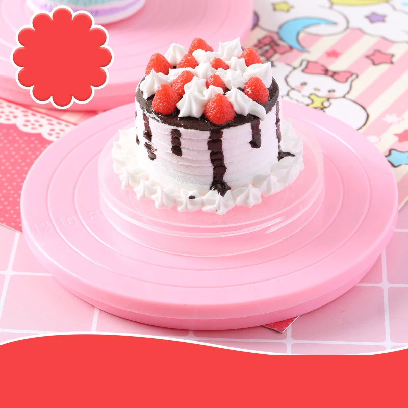 5.5 Inch DIY Cake Pan Baking Tools Rotating Cake Turntable Revolving Cake Decorating Stand Platform Cake Decorating Tools Gadget
5.5 Inch DIY Cake Pan Baking Tools Rotating Cake Turntable Revolving Cake Decorating Stand Platform Cake Decorating Tools Gadget