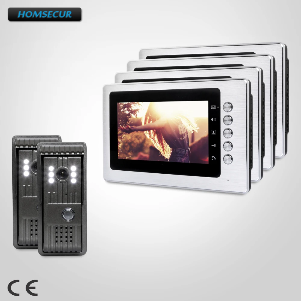 HOMSECUR 7inch Hands-free Video Door Entry Call System with Intra-monitor Audio Intercom XC003+XM705
HOMSECUR 7inch Hands-free Video Door Entry Call System with Intra-monitor Audio Intercom XC003+XM705