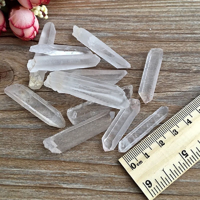 3Pcs Clear Natural Crystal Quartz Cluster DIY Crystal Point Terminated Wand Specimen Pendant Healing Angel Quartz Crystal Stones
3Pcs Clear Natural Crystal Quartz Cluster DIY Crystal Point Terminated Wand Specimen Pendant Healing Angel Quartz Crystal Stones