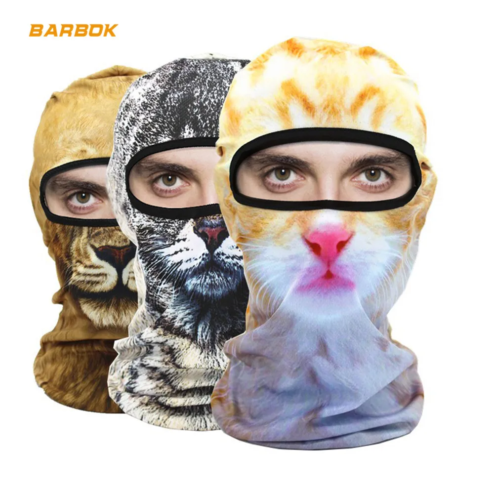 WOSAWE Motorcycle Balaclava 3D Face Mask Men's Outdoor Sports Windproof Head Cover 3D Animal Pattern Motocross Face Mask Moto
WOSAWE Motorcycle Balaclava 3D Face Mask Men's Outdoor Sports Windproof Head Cover 3D Animal Pattern Motocross Face Mask Moto