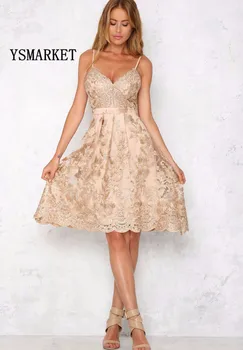Luxury Dinning Party Sexy Gold Floral Embroidery A-line Dress Elegant Women Back Hollow Out Lace Hem Skater Dress E21735
Luxury Dinning Party Sexy Gold Floral Embroidery A-line Dress Elegant Women Back Hollow Out Lace Hem Skater Dress E21735