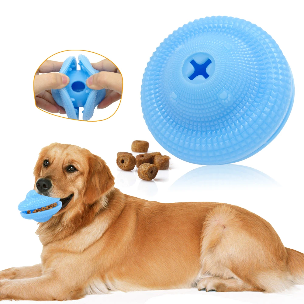 Dog IQ Treat Ball Interactive Pet Ball Toy Food Dispensing Slow Feeder Rubber Pet Tooth Cleaning Toy For Large Dogs Palying
Dog IQ Treat Ball Interactive Pet Ball Toy Food Dispensing Slow Feeder Rubber Pet Tooth Cleaning Toy For Large Dogs Palying