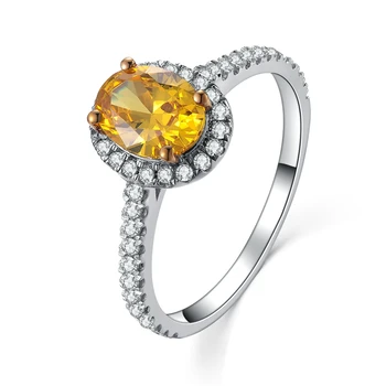 Yellow Color 2Ct Oval Cut Synthetic Diamonds Ring Solid 925 Sterling Silver Ring White Gold Color Wedding Jewelry
Yellow Color 2Ct Oval Cut Synthetic Diamonds Ring Solid 925 Sterling Silver Ring White Gold Color Wedding Jewelry