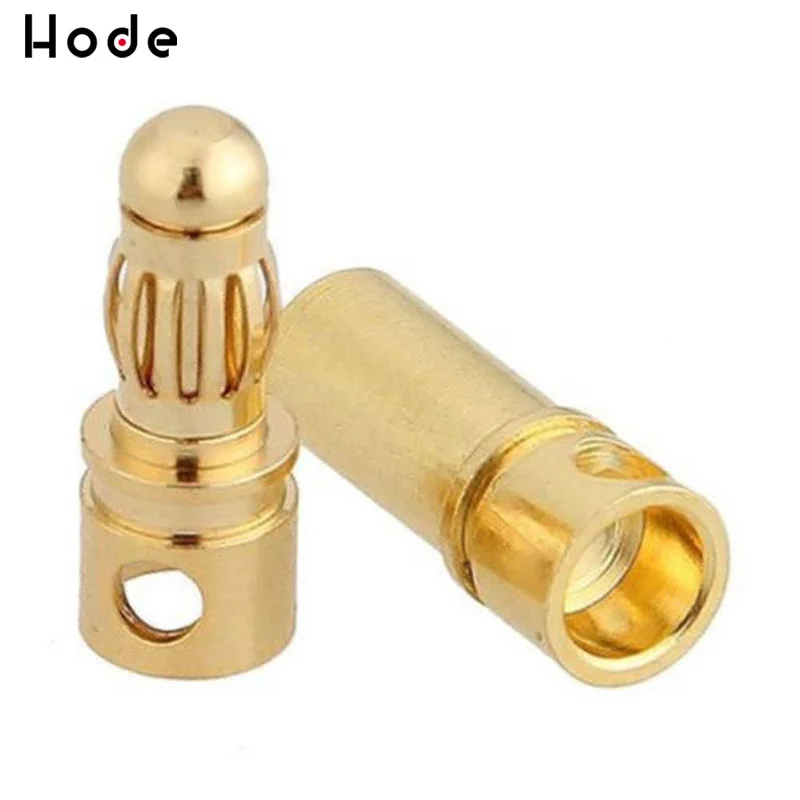 10Pairs 3.5mm Banana Plugs Adapter Gold Plated Bullet Connector Plug Sets RC Part for Battery Terminals Connector Kit
10Pairs 3.5mm Banana Plugs Adapter Gold Plated Bullet Connector Plug Sets RC Part for Battery Terminals Connector Kit