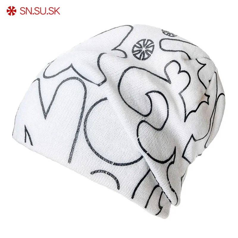 SN.SU.SK Balck White Printing Color Winter Hats For Women & Men Knitted Beanie Caps Warm Hip Hop Ski Skull Beanies Men
SN.SU.SK Balck White Printing Color Winter Hats For Women & Men Knitted Beanie Caps Warm Hip Hop Ski Skull Beanies Men