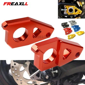 CNC Rear Axle Spindle Chain Tensioner Adjuster Blocks For Yamaha TMAX 530 2012-2015 FZ8 2012-2015 FZ1 2006-2015 YZF R1 2005-2015
CNC Rear Axle Spindle Chain Tensioner Adjuster Blocks For Yamaha TMAX 530 2012-2015 FZ8 2012-2015 FZ1 2006-2015 YZF R1 2005-2015