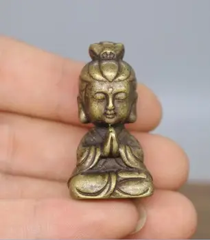 Christmas China archaisms pure brass Guanyin Bodhisattva small Buddha statue pendant home decorations Halloween
Christmas China archaisms pure brass Guanyin Bodhisattva small Buddha statue pendant home decorations Halloween