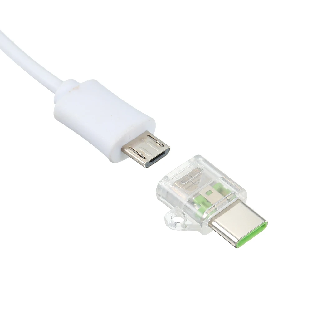 Type-C to Micro USB Convert Connector Charging Data Sync Male to Female Adapter Transparent
Type-C to Micro USB Convert Connector Charging Data Sync Male to Female Adapter Transparent