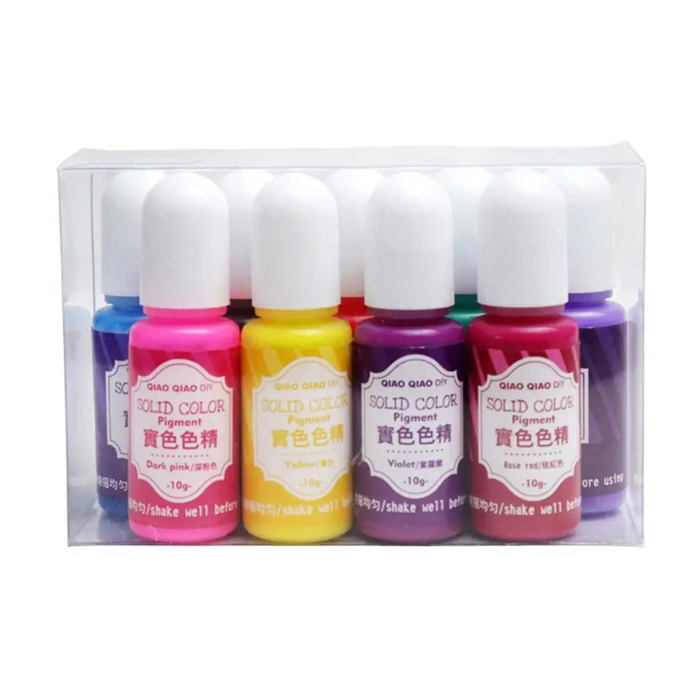 Woman 9Pcs Practical Epoxy UV Resin Coloring Dye Colorant Pigment DIY Craft Supplies
Woman 9Pcs Practical Epoxy UV Resin Coloring Dye Colorant Pigment DIY Craft Supplies