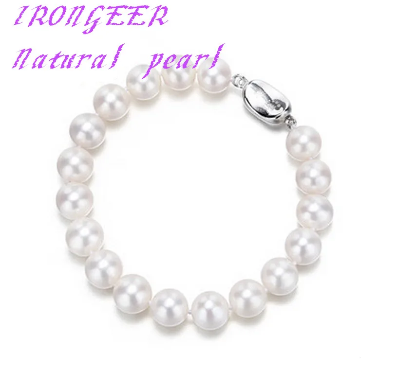Genuine Extremely luxurious 100% natural 8mm round Pearl Bracelets Fashion pearl jewelry For women Free shipping
Genuine Extremely luxurious 100% natural 8mm round Pearl Bracelets Fashion pearl jewelry For women Free shipping