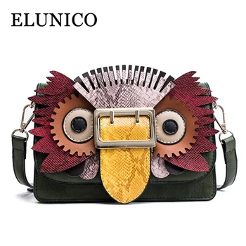 ELUNICO Female Small Casual Shoulder Bags Handbags Women Famous Brands Owl Messenger Bag 2019 Summer PU Leather Crossbody Bags
ELUNICO Female Small Casual Shoulder Bags Handbags Women Famous Brands Owl Messenger Bag 2019 Summer PU Leather Crossbody Bags