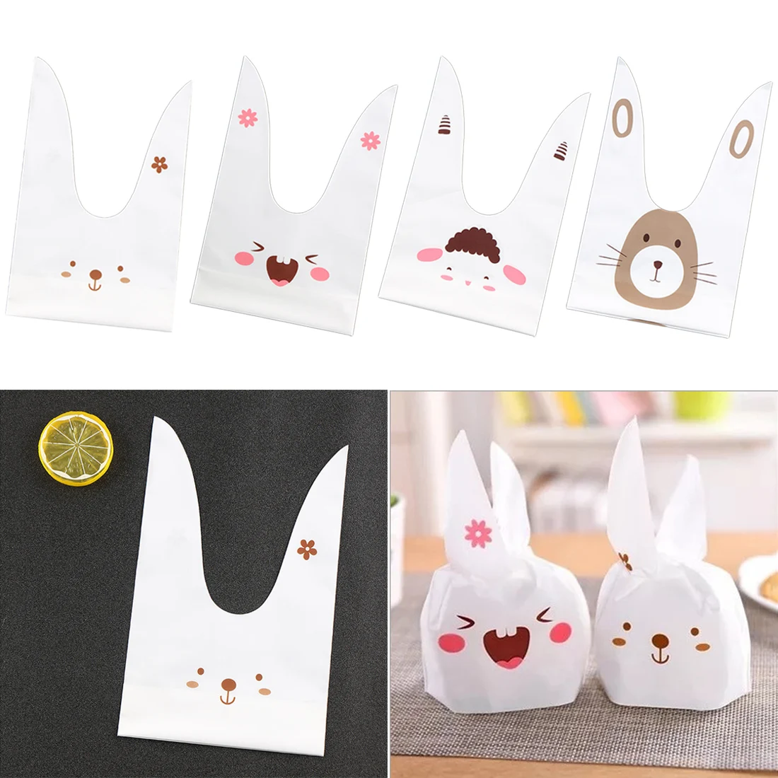 10pcs/lot Animal Rabbit Ear Cookie Bags Gift Bags For Candy Biscuits Snack Baking Package Event Party Supplies
10pcs/lot Animal Rabbit Ear Cookie Bags Gift Bags For Candy Biscuits Snack Baking Package Event Party Supplies