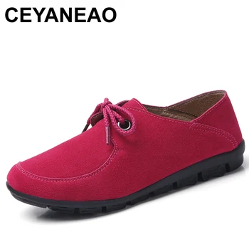 CEYANEAOWomen Flats Shoes Woman Suede Leather Flat Shoes Lace up Women Ballet Flats Casual Moccasins Ladies Sneakers Female Shoe
CEYANEAOWomen Flats Shoes Woman Suede Leather Flat Shoes Lace up Women Ballet Flats Casual Moccasins Ladies Sneakers Female Shoe