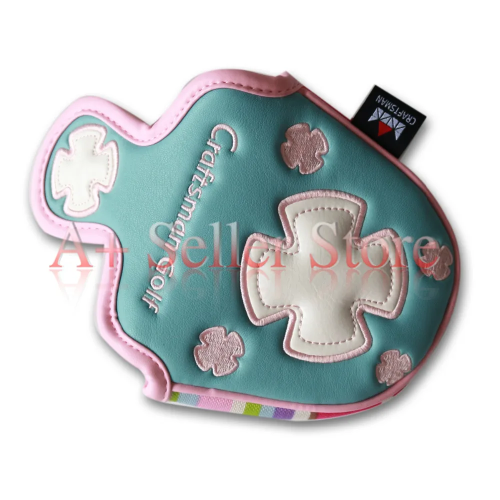 6002413 Blue Pink Yotsunoha Putter Mallet Cover (1)