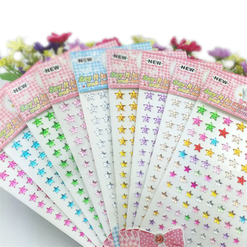 1 sheet Star Motif Rhinestones Kid Carton Flat-back Beads Sticker Phone Car Nail Rhinestones Sticker Jewelry Accessories
1 sheet Star Motif Rhinestones Kid Carton Flat-back Beads Sticker Phone Car Nail Rhinestones Sticker Jewelry Accessories