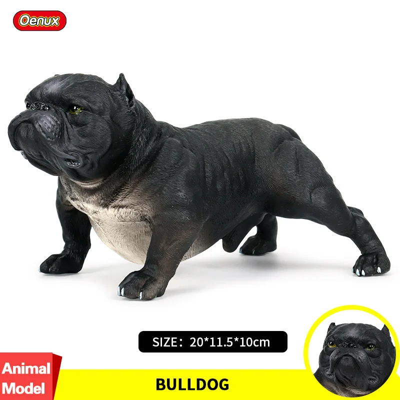 Oenux Large American Black Bully Dog Animals Model Action Figures Big Pet Dog Figurine PVC High Quality Educational Toy Kid Gift
Oenux Large American Black Bully Dog Animals Model Action Figures Big Pet Dog Figurine PVC High Quality Educational Toy Kid Gift