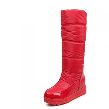 Add wool warm winter thick cotton shoes lady wedge bottom high feather white boots, waterproof non-slip thickening
Add wool warm winter thick cotton shoes lady wedge bottom high feather white boots, waterproof non-slip thickening