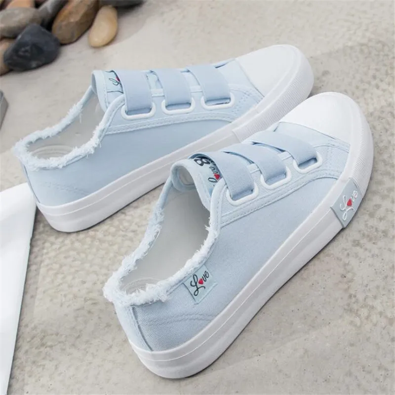 Sneakers Canvas shoes for Women fashion 2019 Solid Superstar Hook Loop Vulcanize shoes Girls Zapatillas mujer
Sneakers Canvas shoes for Women fashion 2019 Solid Superstar Hook Loop Vulcanize shoes Girls Zapatillas mujer