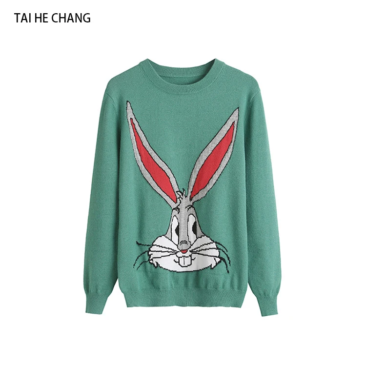 Women Casual Rabbit Sweaters 2018 New Fashion Designer Autumn and Winter Knitted Pullovers Sweater Outerwear
Women Casual Rabbit Sweaters 2018 New Fashion Designer Autumn and Winter Knitted Pullovers Sweater Outerwear