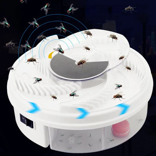 Electric Fly Trap Home Anti Fly Killer Traps Automatic Flycatcher Device Insect Pest Reject Control Catcher Fly Trap Catching
Electric Fly Trap Home Anti Fly Killer Traps Automatic Flycatcher Device Insect Pest Reject Control Catcher Fly Trap Catching