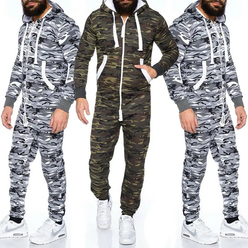 2019 New Winter Men's Camouflage Printed Playsuit One Piece Adult Mens Women Superman Hooded Tracksuit Joggers Zipper Jumpsuit
2019 New Winter Men's Camouflage Printed Playsuit One Piece Adult Mens Women Superman Hooded Tracksuit Joggers Zipper Jumpsuit