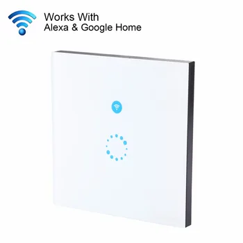 400W 2A Sonoff Touch 86mm 1 Gang 1 Way Tempered Glass Panel Wall Switch Smart Home Light Touch Switch with Alexa and Google Home
400W 2A Sonoff Touch 86mm 1 Gang 1 Way Tempered Glass Panel Wall Switch Smart Home Light Touch Switch with Alexa and Google Home