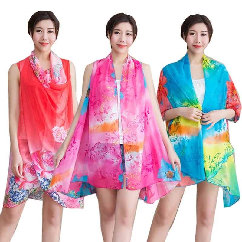Brieuces Woman Variety Shawl Multi-function Chiffon Shirt Long Magic Scarf Scarf Dual Summer Sun Shirt Clothes Beach Towel
Brieuces Woman Variety Shawl Multi-function Chiffon Shirt Long Magic Scarf Scarf Dual Summer Sun Shirt Clothes Beach Towel